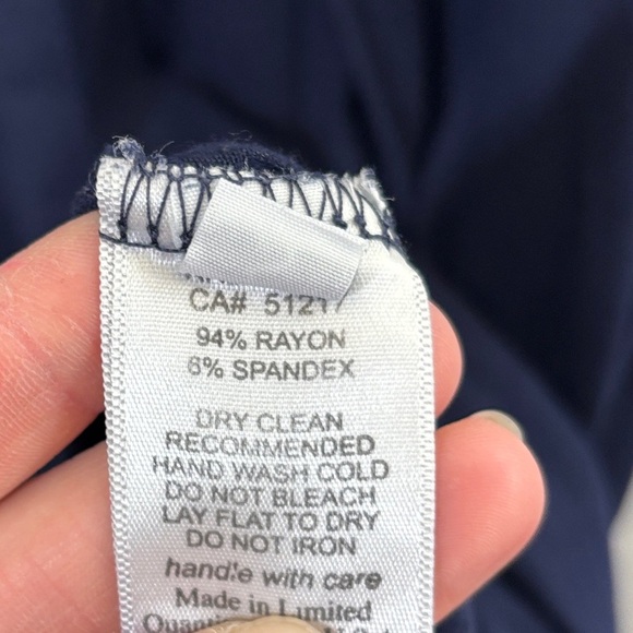 Michael Lauren Blue Tank Top Relaxed Fit - Picture 4 of 4